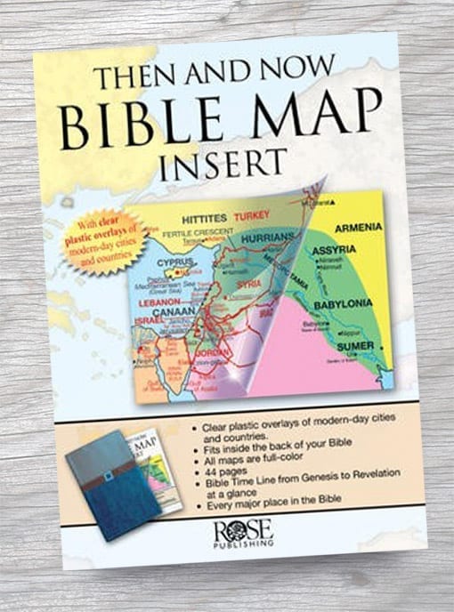 Then and Now Bible Maps INSERT | Precept Ministries Canada