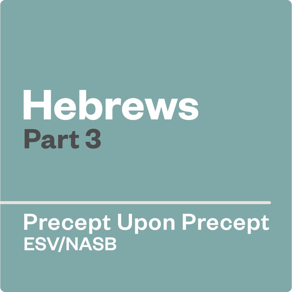 Hebrews Part 3 — Precept Upon Precept